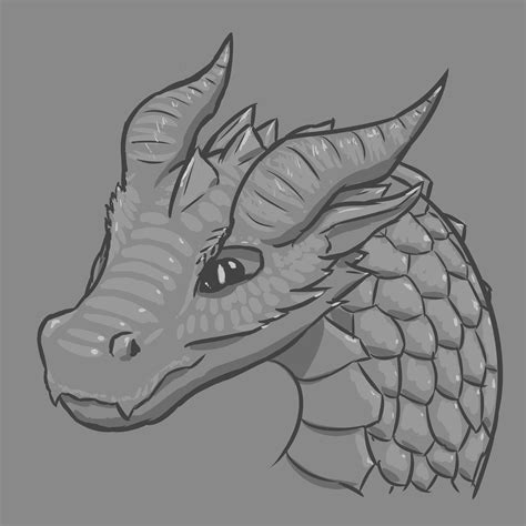 Dragon head [sketch] by KliffLod on Newgrounds