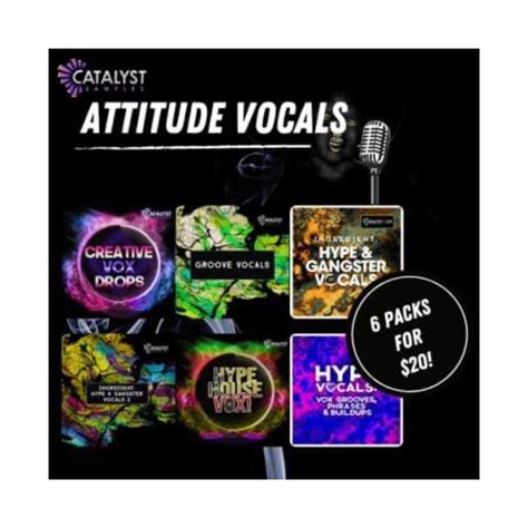 6 Vocal Packs For Only $20!! - The Beat Community