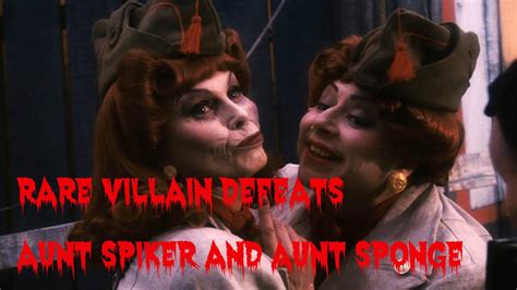 Rare Villain Defeats: Aunt Spiker and Aunt Sponge - YouTube