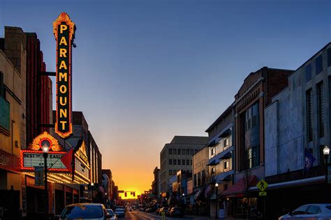 Paramount Theater in Bristol at Sunset Photograph by Shelia Hunt - Fine Art America