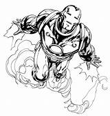 Iron Man Coloring Printable Pages sketch template