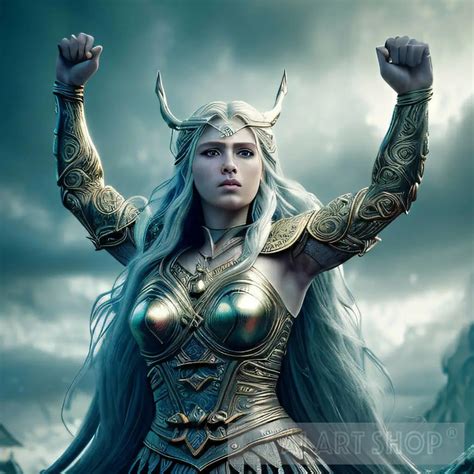 Epic, goddess, Norse, valhalla