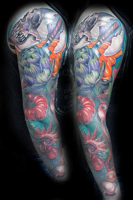 Chef sleeve by Tony Adamson: TattooNOW