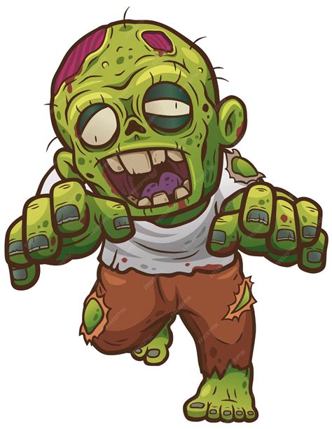 Premium Vector | Cartoon Zombie