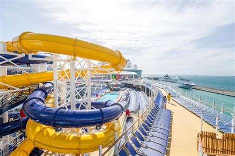 Water Slides on Royal Caribbean Symphony of the Seas Cruise Ship ...