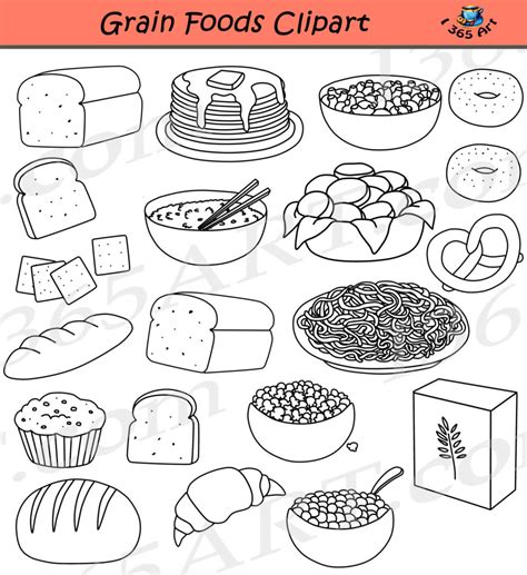 Grains Clipart Breads Food Group - Clipart 4 School