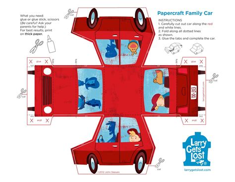 Paper Car Template Print Out