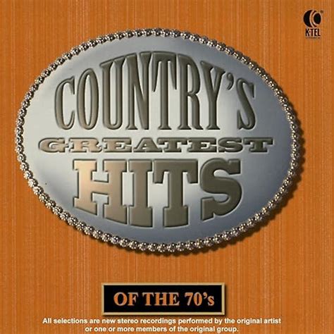 Country's Greatest Hits of the 70's by Various artists on Amazon Music ...