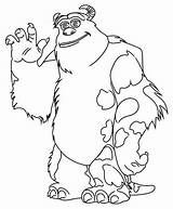 Sully From Monsters Ink Coloring Pages sketch template