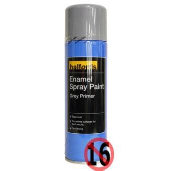 Halfords Enamel Primer Spray Paint Grey 300ml | Halfords UK