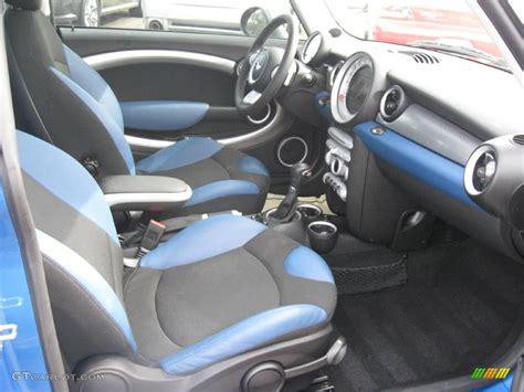 Pacific Blue/Carbon Black Interior 2007 Mini Cooper S Hardtop Photo ...