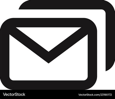 Messages icon Royalty Free Vector Image - VectorStock