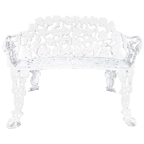 Gothic Style Cast Iron Bench at 1stDibs