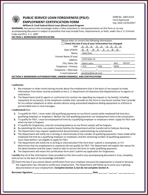 Form To Apply For Student Loan Forgiveness - Form : Resume Examples #P32ERv09J8