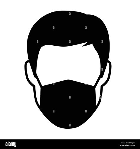 Man with face mask icon vector illustration Stock Vector Image & Art - Alamy