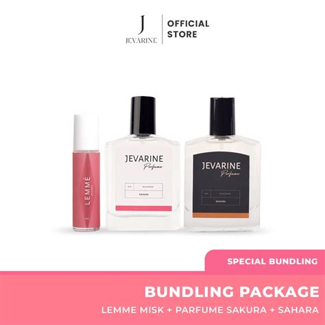 Jevarine Lemme Misk & Sakura & Sahara Perfume - Paket Bundling | Lazada Indonesia