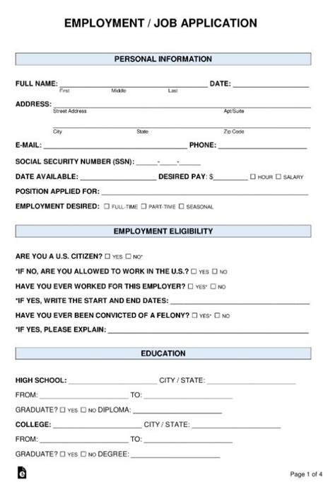 Lowes Job Application Form Pdf - JobApplicationForms.net