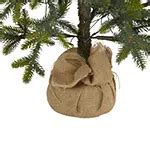 Nearly Natural 4 Foot Fir With Burlap Base Pre-Lit Christmas Tree, Color: Green - JCPenney