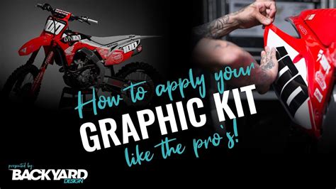 How to install Motocross Graphics like the pro's! | Tutorial | Backyard Design - YouTube