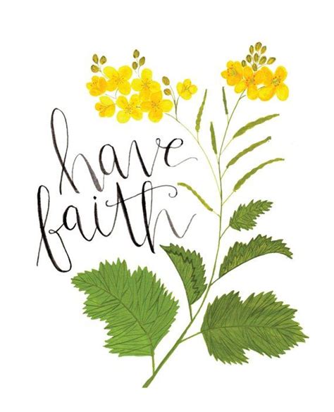 Have Faith, Mustard Seed, INSTANT PRINTABLE, wall art prints, printable ...