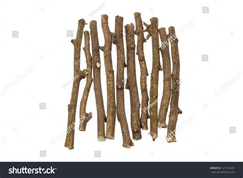 Sticks On White Background Stock Photo 121112491 : Shutterstock