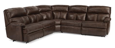 Flexsteel Triton Power Reclining Sofa Sectional | Dunk & Bright ...