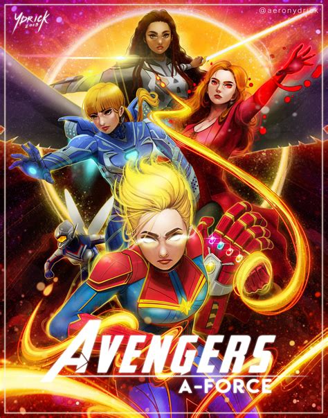 My Fan Art of A-Force Assemble scene in Avengers Endgame | Desenhos, Herois, Filmes