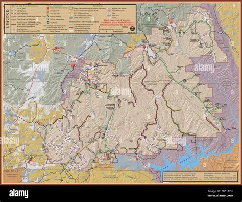 Grand Staircase-Escalante National Monument map Stock Photo - Alamy