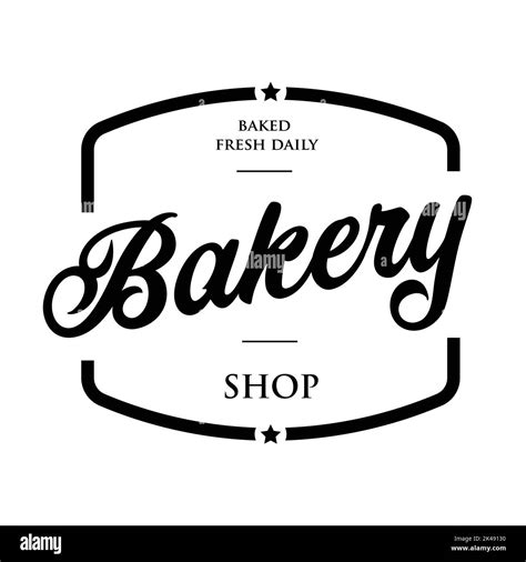 Bakery shop vintage sign lettering vector Stock Vector Image & Art - Alamy