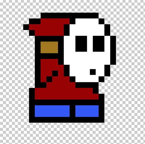 Minecraft Pixel Art Shy Guy Mario PNG, Clipart, Area, Art, Artwork ...