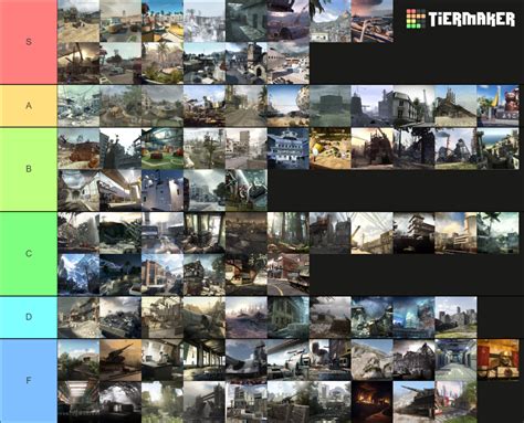 Iconic call of duty maps Tier List (Community Rankings) - TierMaker