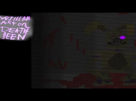 William Afton death scene! - YouTube