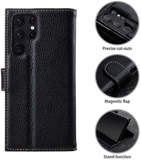 Samsung Galaxy S22 Ultra Wallet Case of Leather | StilGut | StilGut