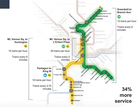 Yellow Line Metro Map - Amanda Marigold