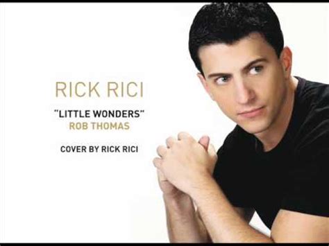 ROB THOMAS - Little Wonders (cover by Rick Rici) - YouTube