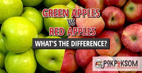 Green Apples vs. Red Apples - What's The Difference?