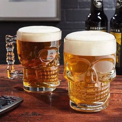 Large Skull Beer Mug at Rs 150/piece | Beer Glass in Surat | ID: 22933787812