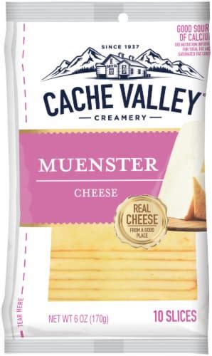 Cache Valley® Muenster Sliced Cheese, 10 Slices / 6 oz - Smith’s Food and Drug