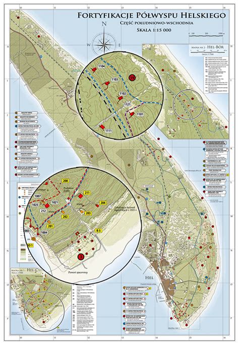 Map of Hel Peninsula fortifications :: Behance