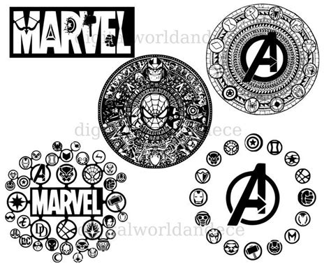 Marvel Svg Avengers Logo Svg Avengers Svg Png Pdf Dxf - Etsy | Avengers ...