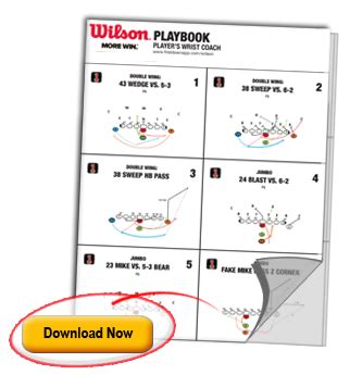 Wilson Playbook Free Football Playbook and FirstDown PlayBook Youth