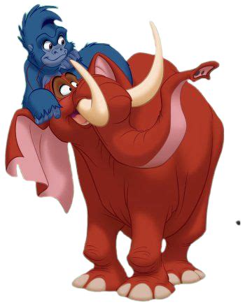 Tantor and Terk by jakeysamra on DeviantArt