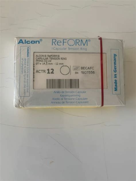 New ALCON ACTR12 REFORM CAPSULAR TENSION RING Surgical Supplies For Sale - DOTmed Listing #3032640: