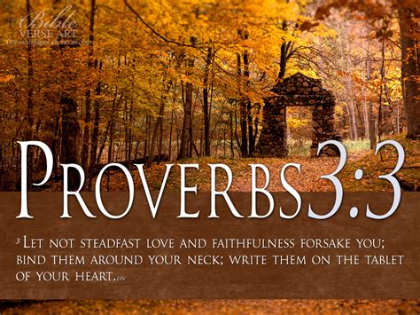 Art Expression Gallery: Word Filled Wednesday: Proverbs 3:3