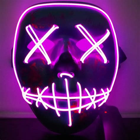 Funny Halloween Mask LED Light Up Masks The Purge Election Year Great ...