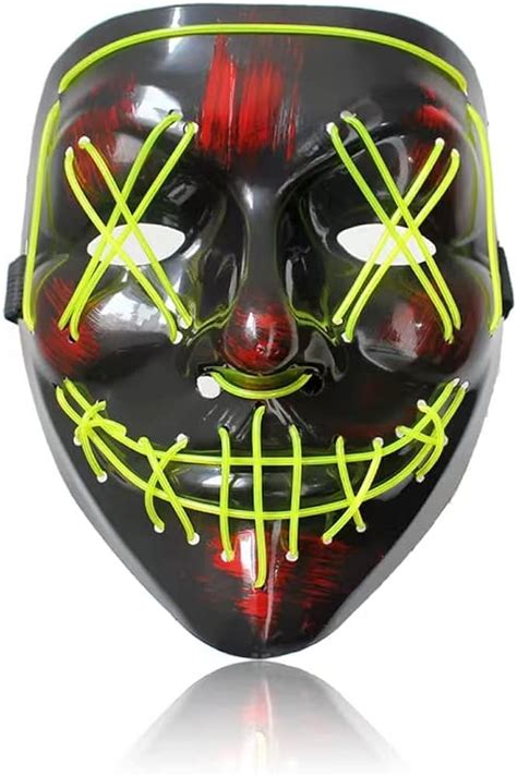 Religion Kapitalismus Bluten neon halloween mask Schuss Start Terrorismus