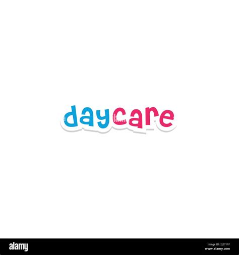 Daycare logo or wordmark design Stock Vector Image & Art - Alamy