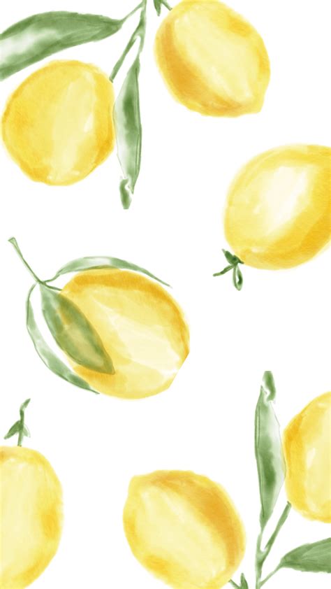 Bright and Cheery Lemon Desktop Wallpaper - Saffron Avenue