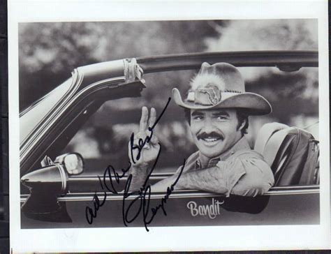 Smokey And The Bandit Burt Reynolds Signed Photograph