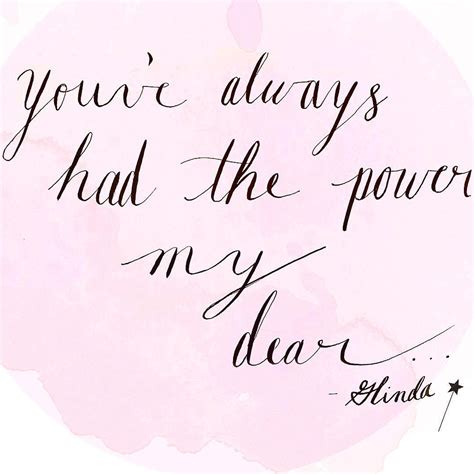 Glinda the Good Witch, The Wizard of OZ, calligraphy quote art | Me ...